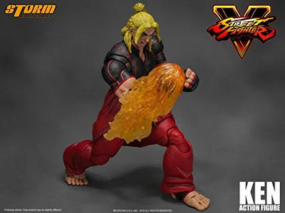 Street Fighter V - Ken Masters - 1/12 (Storm Collectibles)ㅤ – Storm Collectibles – ActionFigureBrasil — close