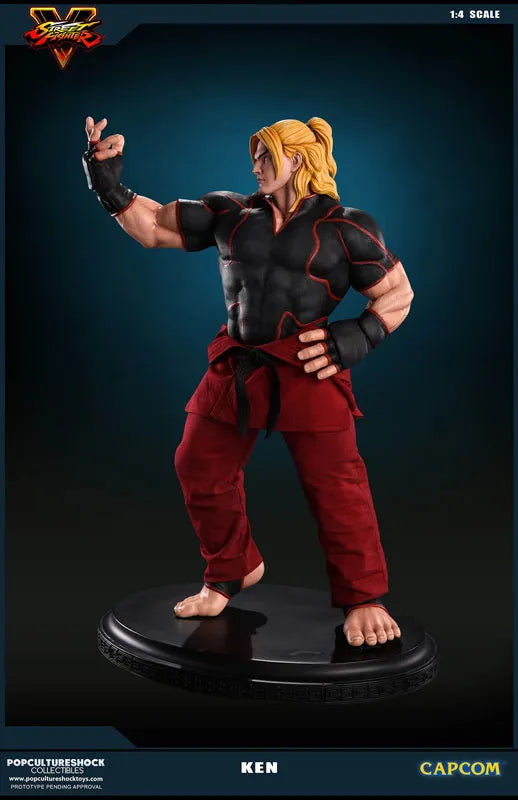 Street Fighter V - Ken Masters 1/4 Statue(Provisional Pre-order)ㅤ – Puella Magi Madoka Magica – ActionFigureBrasil