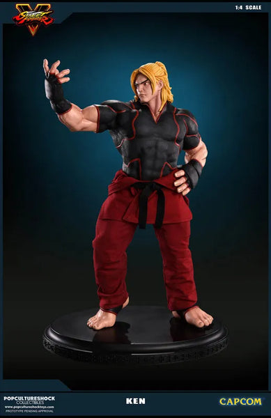 Street Fighter V - Ken Masters 1/4 Statue(Provisional Pre-order)ㅤ – Puella Magi Madoka Magica – ActionFigureBrasil — close