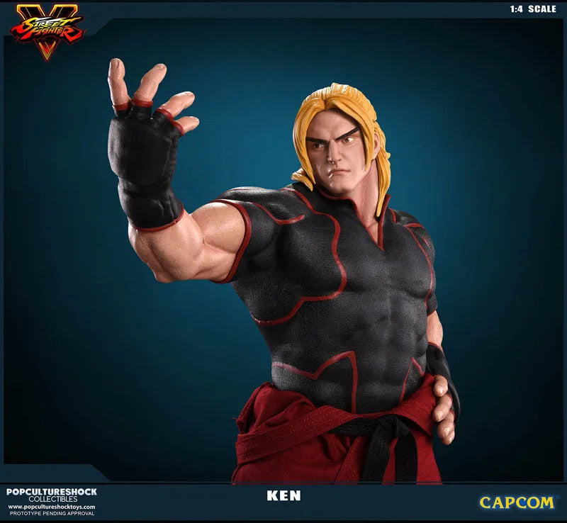 Street Fighter V - Ken Masters 1/4 Statue(Provisional Pre-order)ㅤ – Puella Magi Madoka Magica – ActionFigureBrasil