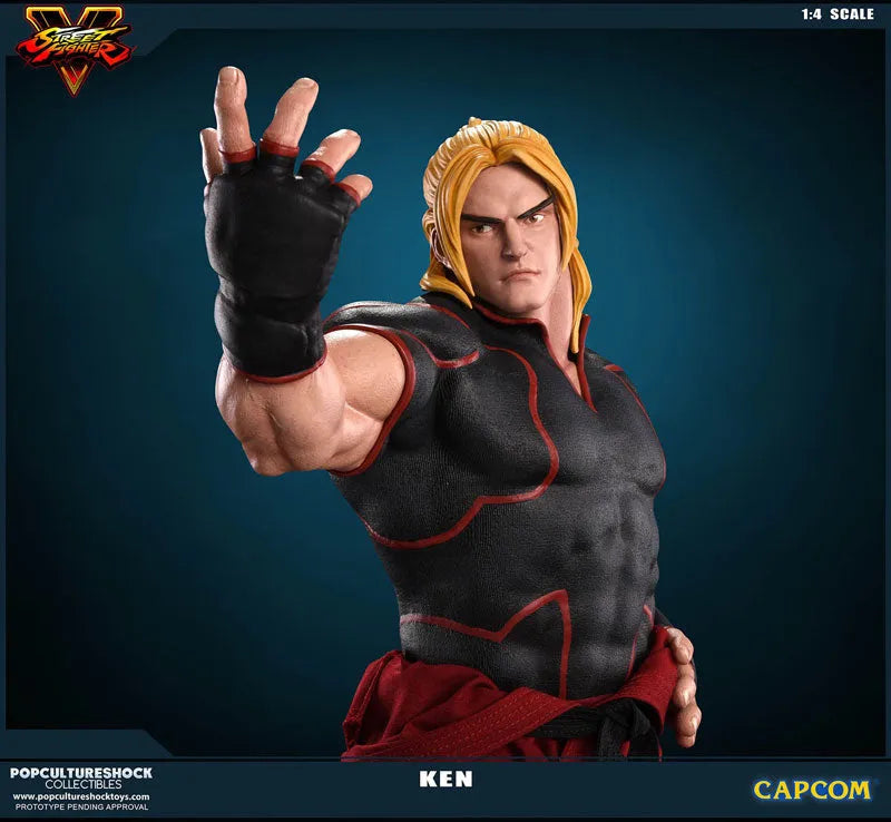 Street Fighter V - Ken Masters 1/4 Statue(Provisional Pre-order)ㅤ – Puella Magi Madoka Magica – ActionFigureBrasil