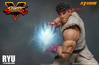 Street Fighter V - Ryu - 1/12 - Special Edition (Storm Collectibles)ㅤ – Storm Collectibles – ActionFigureBrasil — ângulo diferente
