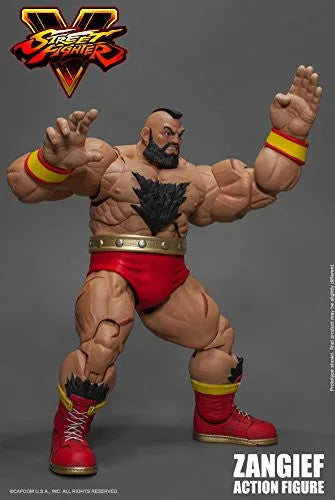 Street Fighter V - Zangief - 1/12ㅤ – Storm Collectibles – ActionFigure Brasil — ângulo diferente