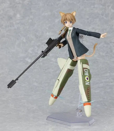 Strike Witches - Lynette Bishop - Figma #106 (Max Factory)ㅤ – Max Factory – ActionFigureBrasil — ângulo diferente