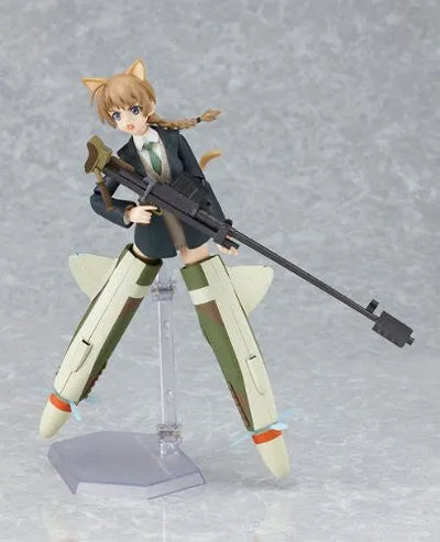Strike Witches - Lynette Bishop - Figma #106 (Max Factory)ㅤ – Max Factory – ActionFigure Brasil — com base expositora
