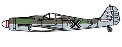 Strike Witches - Strike Witches 2 - Strike Witches Movie - Gertrud Barkhorn - Focke-Wulf Fw190D-9 - 1/72 (Hasegawa)ㅤ – Hasegawa As Manufacturer – ActionFigureBrasil — ângulo diferente