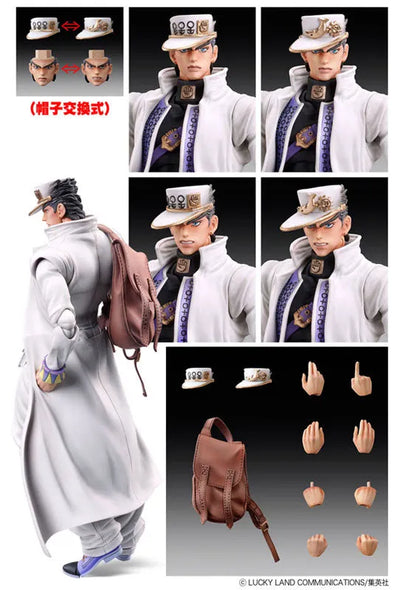 Super Action Statue - JoJo's Bizarre Adventure Part.IV #27 Jotaro Kujoㅤ – Puella Magi Madoka Magica – ActionFigureBrasil — ângulo diferente
