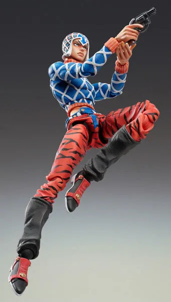 Super Action Statue - JoJo's Bizarre Adventure Part.V #34 Guido Mista and Sex Pistolsㅤ – Medicos Entertainment – ActionFigure Brasil