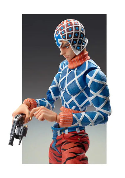 Super Action Statue - JoJo's Bizarre Adventure Part.V #34 Guido Mista and Sex Pistolsㅤ – Medicos Entertainment – ActionFigureBrasil — detalhe do produto