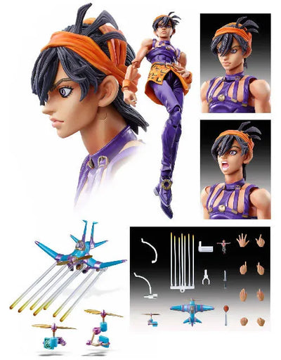 Super Action Statue - JoJo's Bizarre Adventure Part.V #44 Narancia Ghirga & Aerosmith (Hirohiko Araki Specified Color)ㅤ – Gantaku – ActionFigureBrasil — embalagem