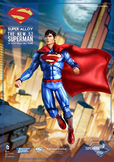 Super Alloy 1/6 Collectible Figure Series - NEW 52 Superman Limited Editionㅤ – P. I. – ActionFigureBrasil — close