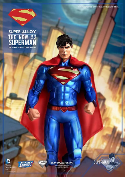 Super Alloy 1/6 Collectible Figure Series - NEW 52 Superman Limited Editionㅤ – P. I. – ActionFigureBrasil — embalagem