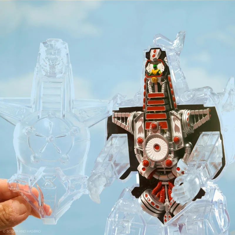 Super Cyborg / Mighty Morphin Power Rangers: Dragonzord Clear verㅤ – Super 7 – ActionFigure Brasil