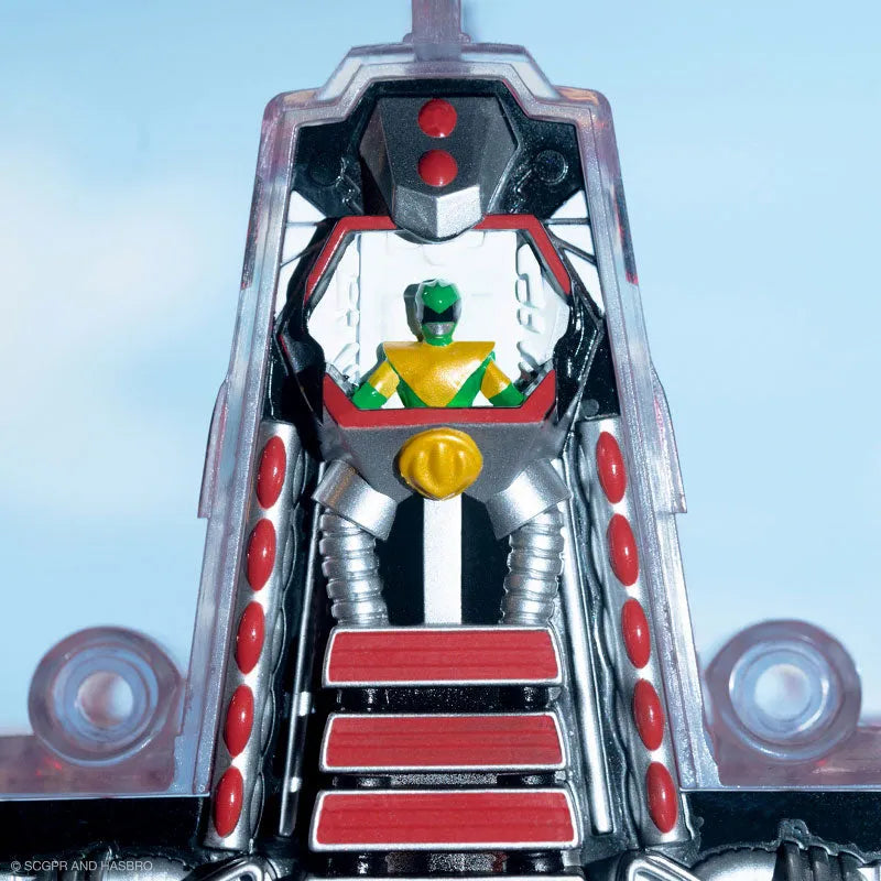 Super Cyborg / Mighty Morphin Power Rangers: Dragonzord Clear verㅤ – Super 7 – ActionFigure Brasil