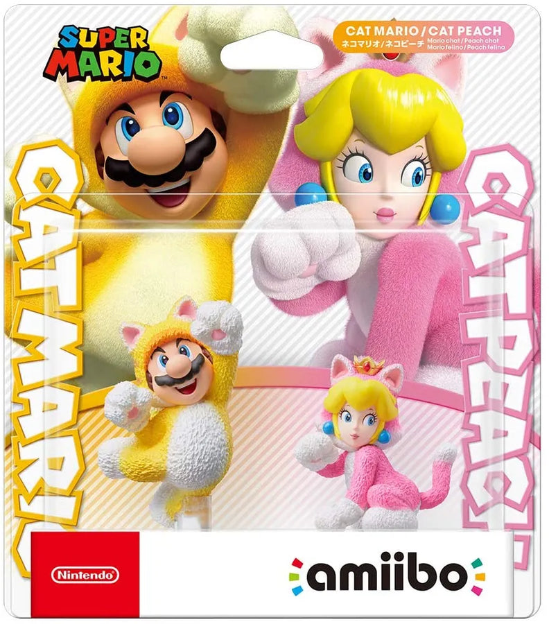 Super Mario 3D World - Peach Hime - Mario - Amiibo - Amiibo Super Mario Series - Neko Mario (Nintendo)ㅤ – Nintendo – ActionFigure Brasil