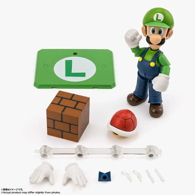 Super Mario Brothers - Luigi - S.H.Figuarts (Bandai Spirits)ㅤ – Bandai Spirits – ActionFigureBrasil — acessórios