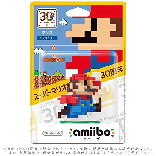 Super Mario Brothers - Mario - Amiibo - Amiibo Super Mario Bros. 30th Series - Modern Colour (Nintendo)ㅤ – Nintendo – ActionFigure Brasil