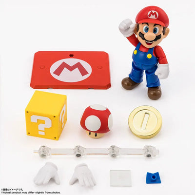 Super Mario Brothers - Mario - S.H.Figuarts (Bandai Spirits)ㅤ – Bandai Spirits – ActionFigureBrasil — acessórios