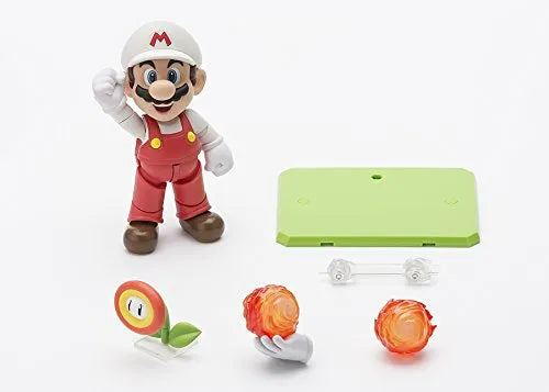 Super Mario Brothers - Mario - S.H.Figuarts - Fire Marioㅤ – Bandai – ActionFigureBrasil