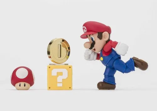 Super Mario Brothers - Mario - Super Kinoko - S.H.Figuarts (Bandai)ㅤ – Bandai – ActionFigure Brasil