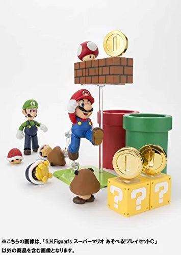 Super Mario Brothers - Met - Pakkun Flower - S.H.Figuarts - S.H.Figuarts Playset - Diorama Play Set C - C (Bandai)ㅤ – Bandai – ActionFigureBrasil