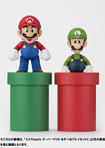 Super Mario Brothers - Met - Pakkun Flower - S.H.Figuarts - S.H.Figuarts Playset - Diorama Play Set C - C (Bandai)ㅤ – Bandai – ActionFigureBrasil — detalhe do produto
