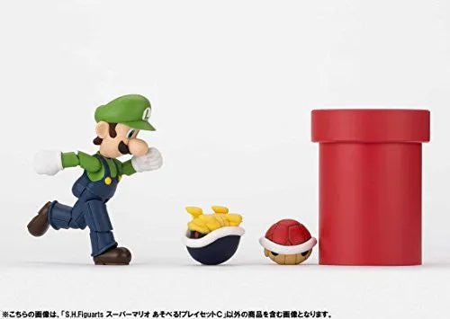 Super Mario Brothers - Met - Pakkun Flower - S.H.Figuarts - S.H.Figuarts Playset - Diorama Play Set C - C (Bandai)ㅤ – Bandai – ActionFigureBrasil