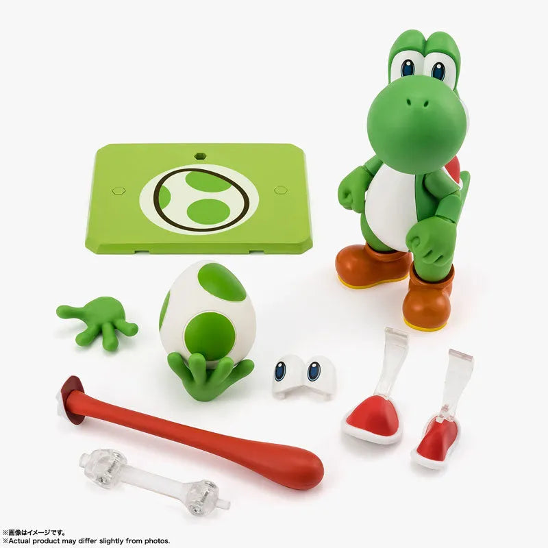 Super Mario Brothers - Yoshi - S.H.Figuarts (Bandai Spirits)ㅤ – Bandai Spirits – ActionFigureBrasil