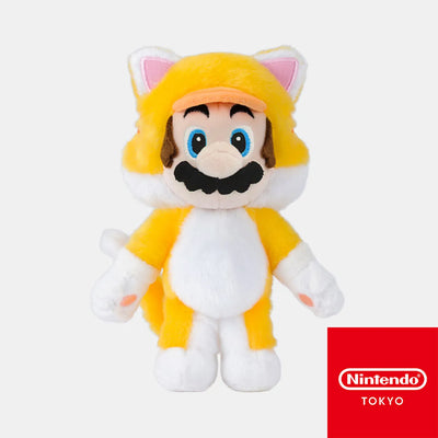 Super Mario - Power Up Plushie - Cat Mario - Nintendo Tokyo Exclusive (Nintendo Store)ㅤ – Nintendo Store – ActionFigure Brasil