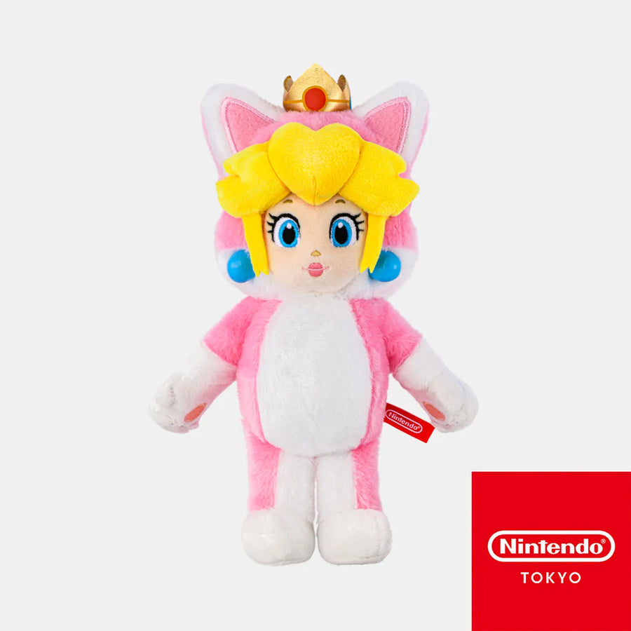 Super Mario - Power Up Plushie - Cat Peach - Nintendo Tokyo Exclusive (Nintendo Store)ㅤ – Nintendo Store – ActionFigure Brasil