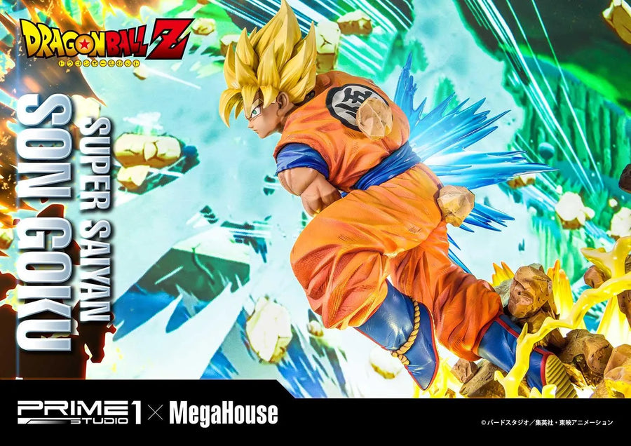 Super Saiyan Son Goku (Deluxe Version) Dragon Ball Z – Prime1Studio – ActionFigure Brasil