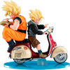 Super Saiyan Son Goku & Super Saiyan Son Gohan on Motorbike (Pré-venda)