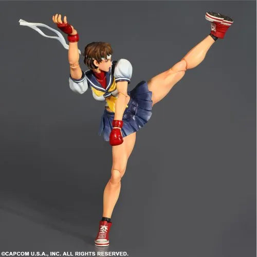 Super Street Fighter IV: Arcade Edition - Kasugano Sakura - Play Arts Kai (Square Enix)ㅤ – Square Enix – ActionFigure Brasil