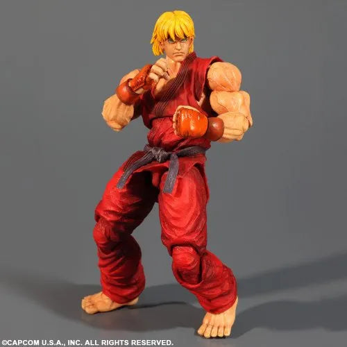 Super Street Fighter IV: Arcade Edition - Ken Masters - Play Arts Kai (Square Enix)ㅤ – Square Enix – ActionFigure Brasil