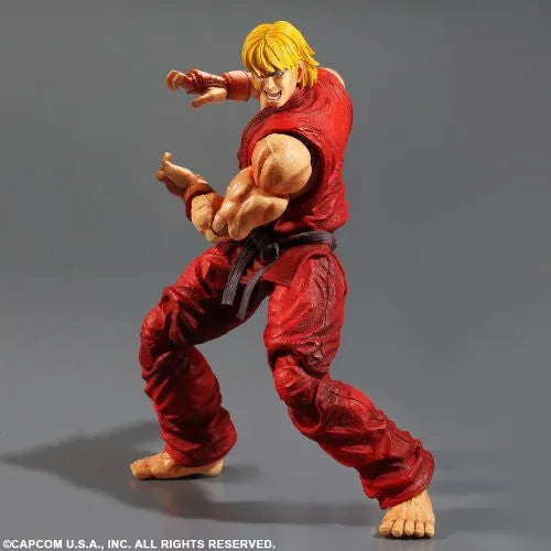 Super Street Fighter IV: Arcade Edition - Ken Masters - Play Arts Kai (Square Enix)ㅤ – Square Enix – ActionFigure Brasil