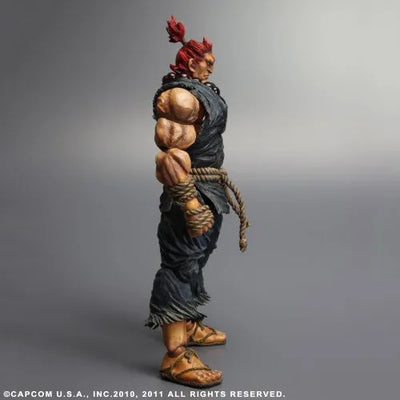 Super Street Fighter IV - Gouki - Play Arts Kai (Square Enix)ㅤ – Square Enix – ActionFigureBrasil — embalagem