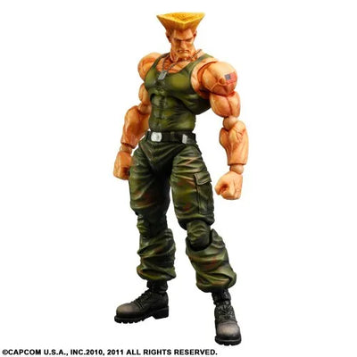 Super Street Fighter IV - Guile - Play Arts Kai (Square Enix)ㅤ – Square Enix – ActionFigureBrasil