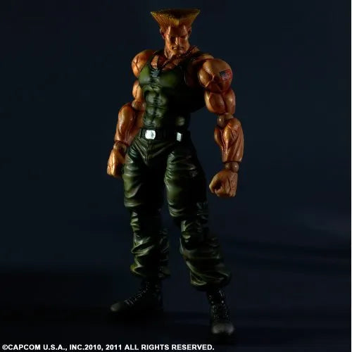 Super Street Fighter IV - Guile - Play Arts Kai (Square Enix)ㅤ – Square Enix – ActionFigure Brasil