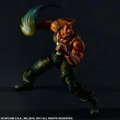 Super Street Fighter IV - Guile - Play Arts Kai (Square Enix)ㅤ – Square Enix – ActionFigureBrasil — embalagem