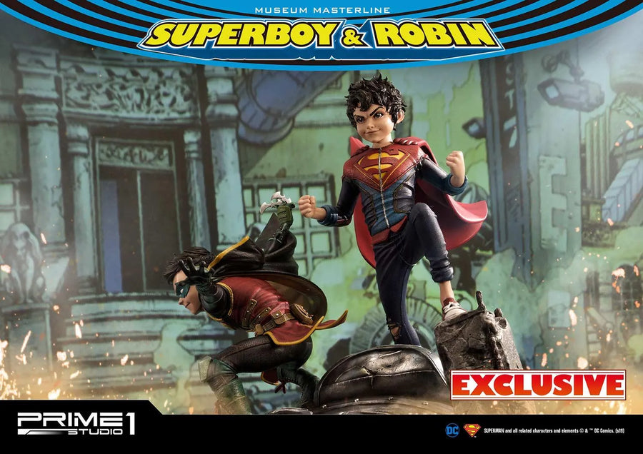 Superboy & Robin (Exclusive Version) Superman (Comics) – Prime1Studio – ActionFigure Brasil