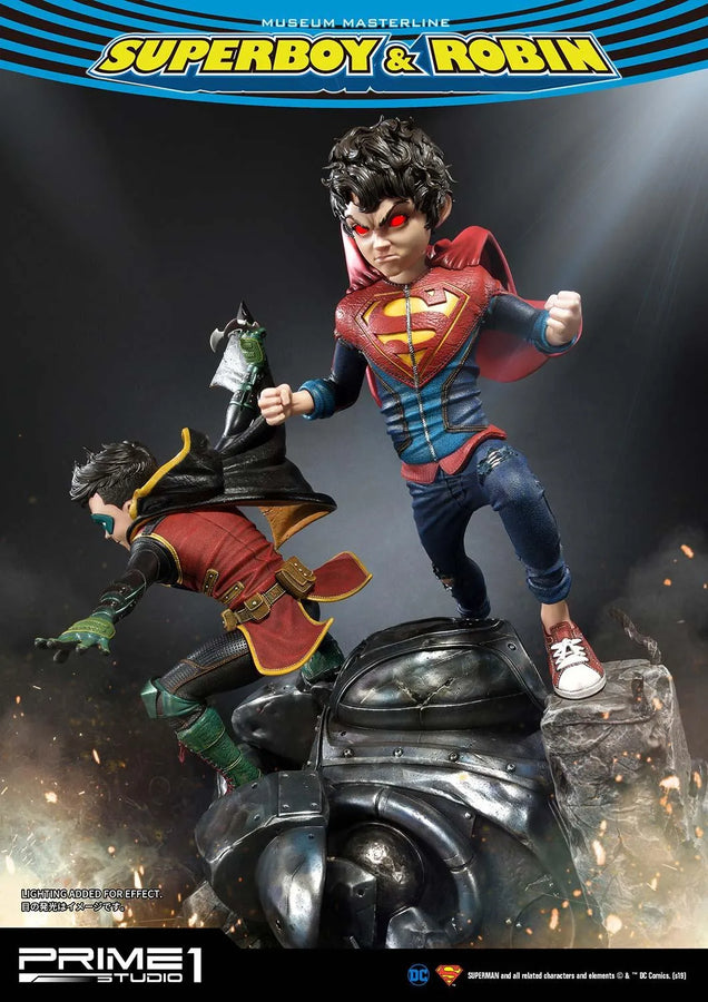Superboy & Robin (Exclusive Version) Superman (Comics) – Prime1Studio – ActionFigure Brasil