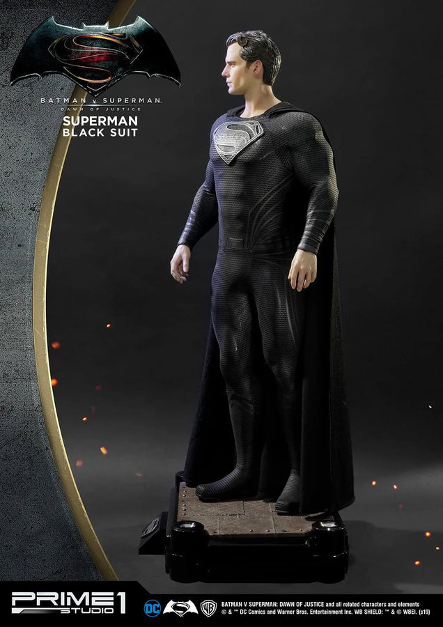 Superman (Black Suit Edition) Batman v Superman: Dawn of Justice (Film) – Prime1Studio – ActionFigure Brasil