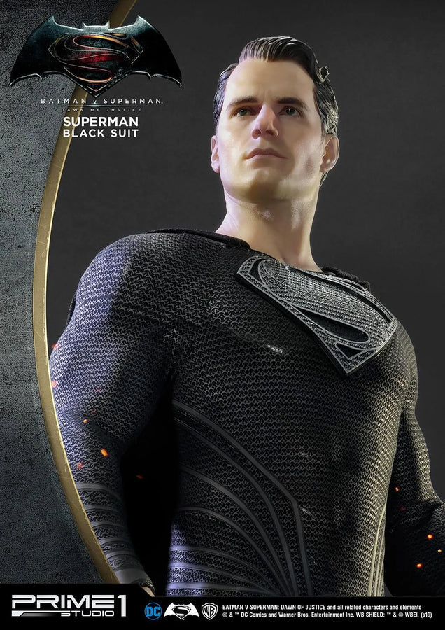 Superman (Black Suit Edition) Batman v Superman: Dawn of Justice (Film) – Prime1Studio – ActionFigure Brasil