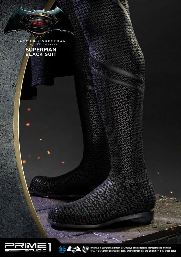 Superman (Black Suit Edition) Batman v Superman: Dawn of Justice (Film) – Prime1Studio – ActionFigure Brasil