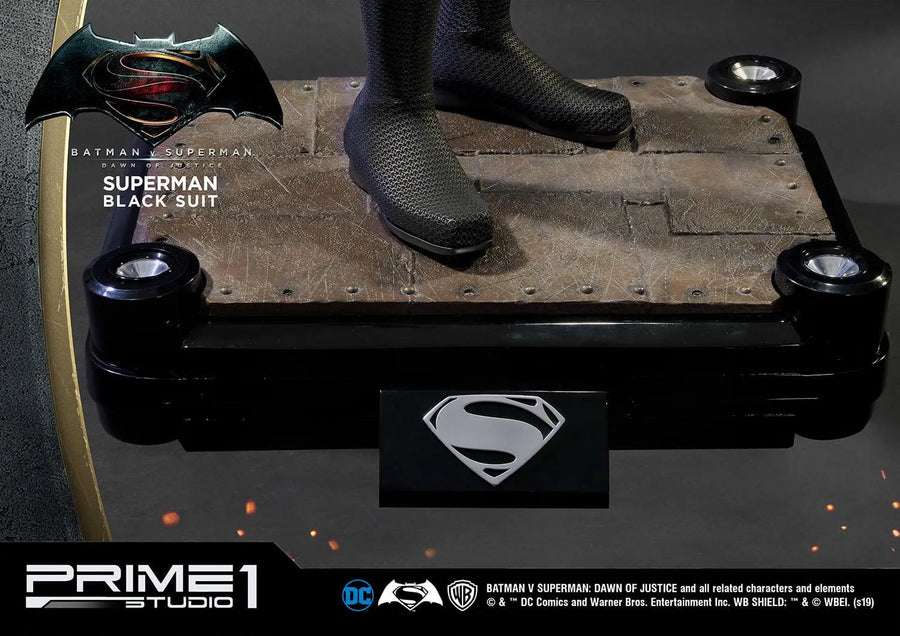 Superman (Black Suit Edition) Batman v Superman: Dawn of Justice (Film) – Prime1Studio – ActionFigure Brasil