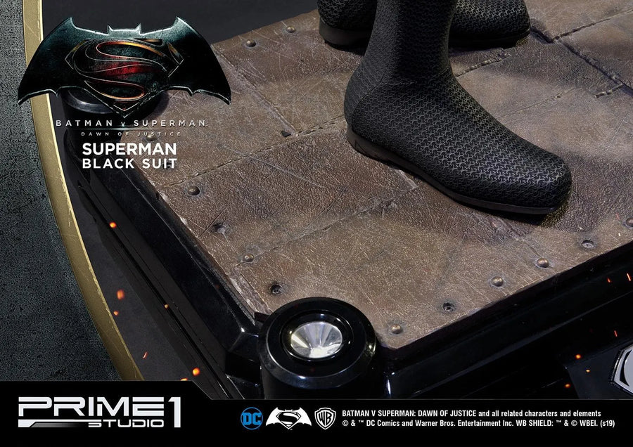 Superman (Black Suit Edition) Batman v Superman: Dawn of Justice (Film) – Prime1Studio – ActionFigure Brasil