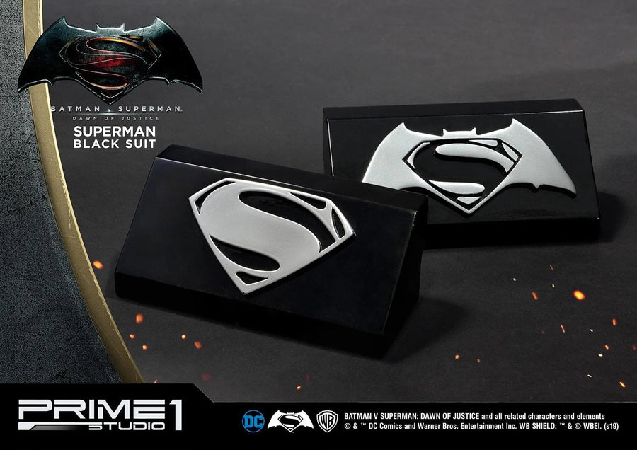 Superman (Black Suit Edition) Batman v Superman: Dawn of Justice (Film) – Prime1Studio – ActionFigure Brasil