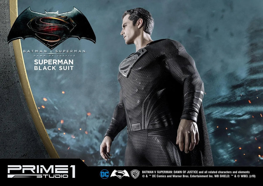 Superman (Black Suit Edition) Batman v Superman: Dawn of Justice (Film) – Prime1Studio – ActionFigure Brasil