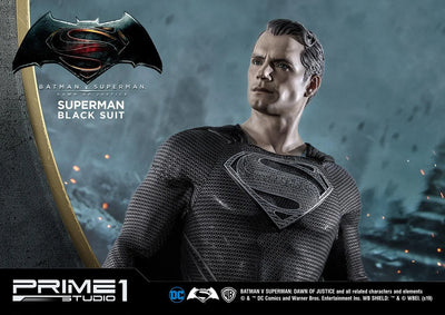 Superman (Black Suit Edition) Batman v Superman: Dawn of Justice (Film) – Prime1Studio – ActionFigure Brasil