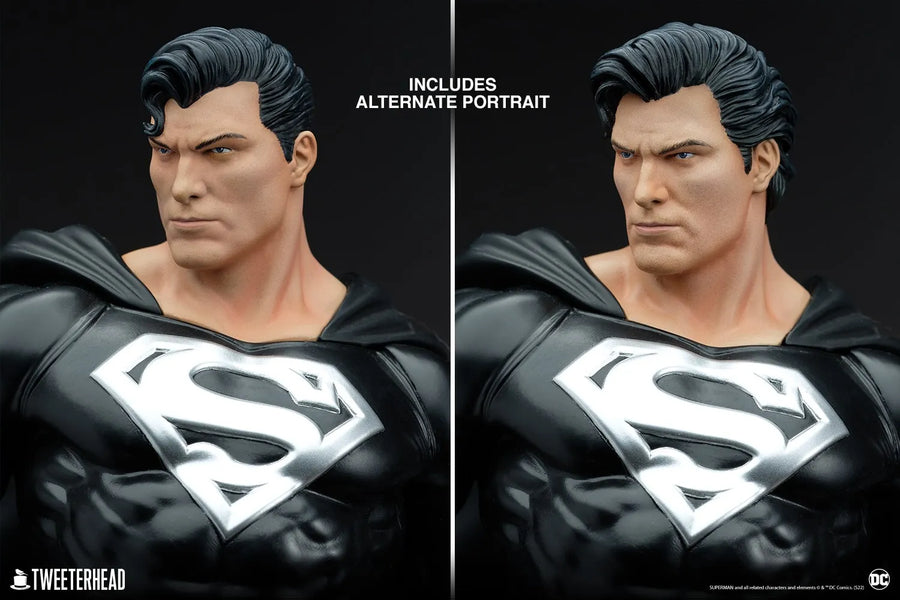 Superman (Black Suit) – Tweeterhead – ActionFigure Brasil